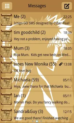 GOSMS Ichigo android App screenshot 1