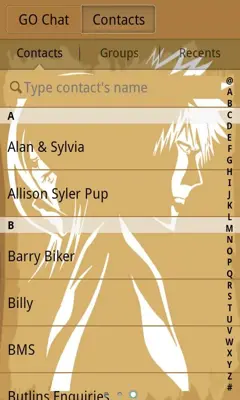 GOSMS Ichigo android App screenshot 2